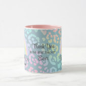 Kundenspezialist Name Rainbow Personalisiert Coffe Tasse (Zentrum)