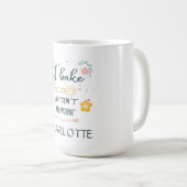 Kundenspezifisch backe ich, also töte ich nicht Le Kaffeetasse (VorderseiteRechts)