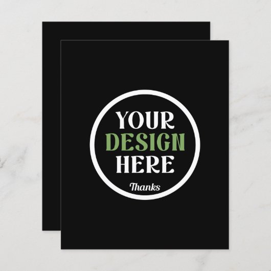 kundenspezifisch, einzigartig, elegant & minimalis (Vorne/Hinten)