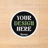 kundenspezifisch, einzigartig, elegant & minimalis acryleinladungen (Vorderseite)