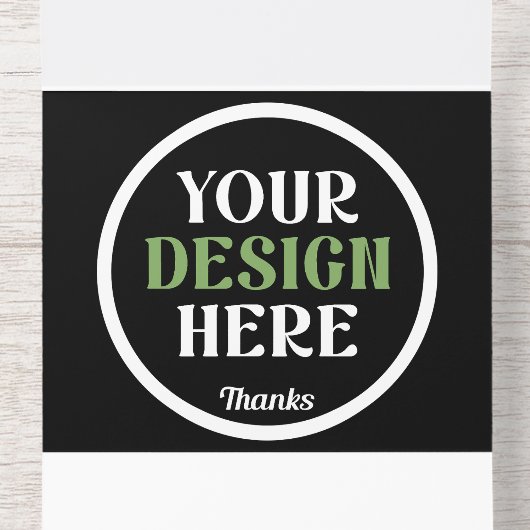 kundenspezifisch, einzigartig, elegant & minimalis All-in-One-Einladung (Innenseite Mitte)