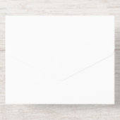 kundenspezifisch, einzigartig, elegant & minimalis All-in-One-Einladung (Rückseite)