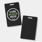 kundenspezifisch, einzigartig, elegant & minimalis ausweis (Vorder- & Rückseite)