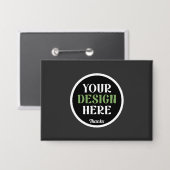 kundenspezifisch, einzigartig, elegant & minimalis button (Vorderseite/Rückseite)