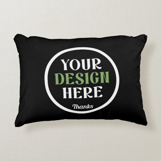 kundenspezifisch, einzigartig, elegant & minimalis dekokissen (Vorderseite)