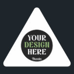 kundenspezifisch, einzigartig, elegant & minimalis dreieckiger aufkleber<br><div class="desc">Dieses Design ist für alle zugänglich. Sie können das Logo,  Bilder,  Text und Farben nach Ihren Vorlieben anpassen. Vielen Dank.</div>