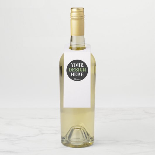 kundenspezifisch, einzigartig, elegant & minimalis flaschenanhänger (Auf Flasche)