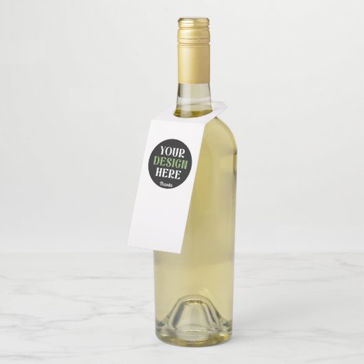 kundenspezifisch, einzigartig, elegant & minimalis flaschenanhänger (Angewinkelt)