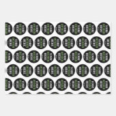 kundenspezifisch, einzigartig, elegant & minimalis geschenkpapier set (Vorderseite)