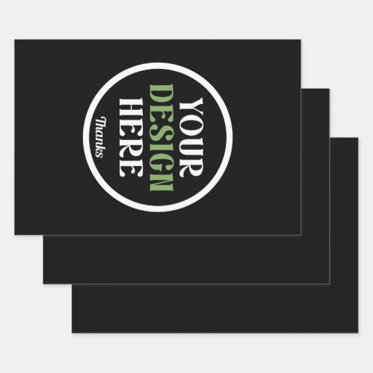 kundenspezifisch, einzigartig, elegant & minimalis geschenkpapier set (Set)