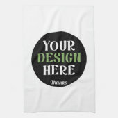 kundenspezifisch, einzigartig, elegant & minimalis geschirrtuch (Vertikal)