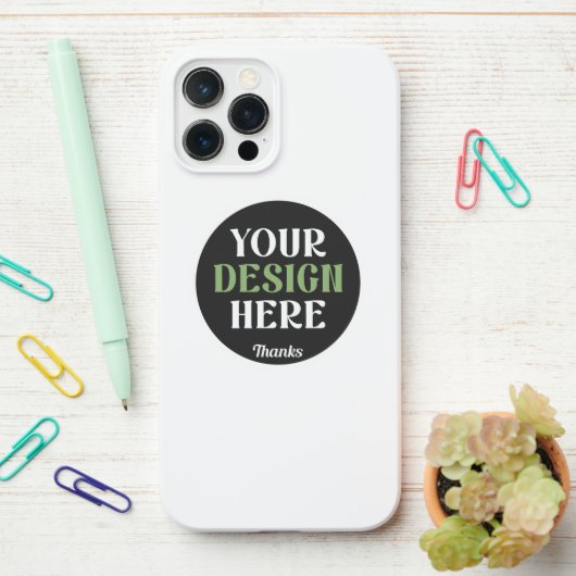 kundenspezifisch, einzigartig, elegant & minimalis iPhone hülle (Auf dem Schreibtisch)