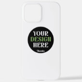 kundenspezifisch, einzigartig, elegant & minimalis iPhone hülle (Rückseite)