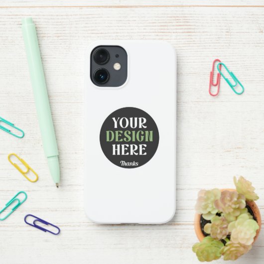 kundenspezifisch, einzigartig, elegant & minimalis iPhone hülle (Auf dem Schreibtisch)