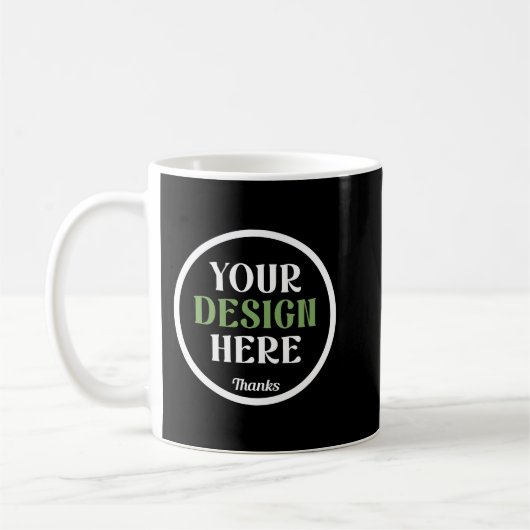 kundenspezifisch, einzigartig, elegant & minimalis kaffeetasse (Links)