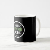 kundenspezifisch, einzigartig, elegant & minimalis kaffeetasse (VorderseiteRechts)