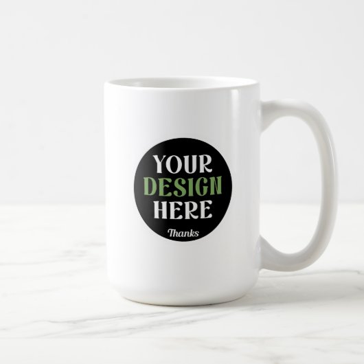 kundenspezifisch, einzigartig, elegant & minimalis kaffeetasse (Rechts)