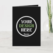 kundenspezifisch, einzigartig, elegant & minimalis karte (Vorderseite)