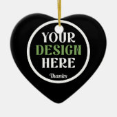 kundenspezifisch, einzigartig, elegant & minimalis keramik ornament (Vorne)