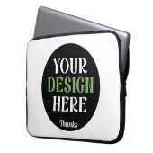 kundenspezifisch, einzigartig, elegant & minimalis laptopschutzhülle (Vorderseite Links)