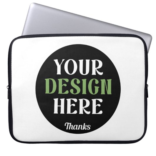 kundenspezifisch, einzigartig, elegant & minimalis laptopschutzhülle (Vorderseite)