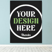 kundenspezifisch, einzigartig, elegant & minimalis leinwanddruck (Insitu (Holzboden))