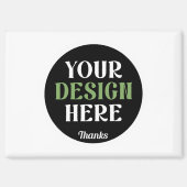 kundenspezifisch, einzigartig, elegant & minimalis magnet (Vorderseite)