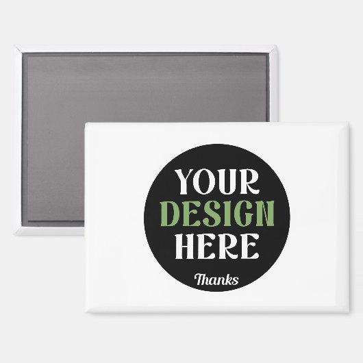 kundenspezifisch, einzigartig, elegant & minimalis magnet (Vorderseite/Rückseite)