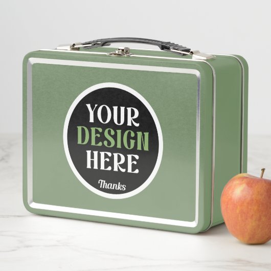 kundenspezifisch, einzigartig, elegant & minimalis metall brotdose (Beispiel)