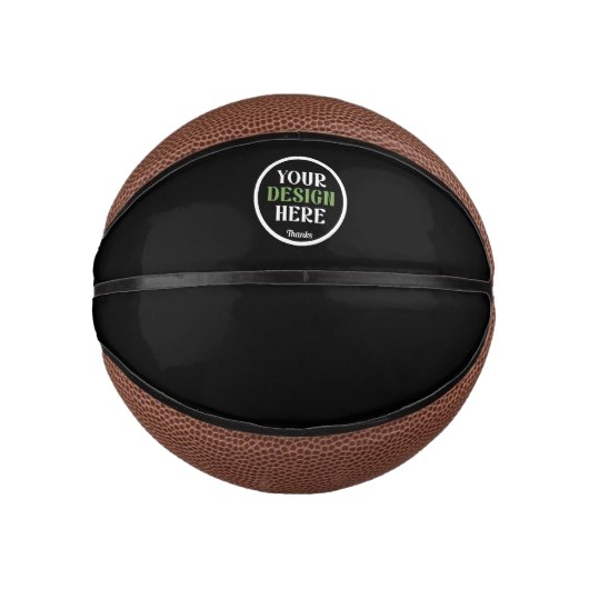 kundenspezifisch, einzigartig, elegant & minimalis mini basketball (Vorderseite)