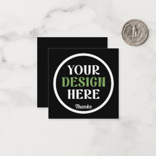 kundenspezifisch, einzigartig, elegant & minimalis mitteilungskarte