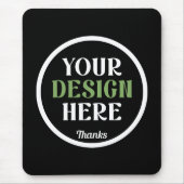 kundenspezifisch, einzigartig, elegant & minimalis mousepad (Vorne)