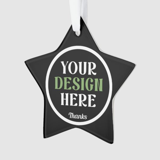 kundenspezifisch, einzigartig, elegant & minimalis ornament (Vorderseite)