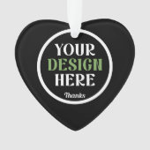 kundenspezifisch, einzigartig, elegant & minimalis ornament (Vorderseite)