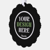 kundenspezifisch, einzigartig, elegant & minimalis ornament karte (Links)