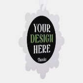 kundenspezifisch, einzigartig, elegant & minimalis ornament karte (Rechts)