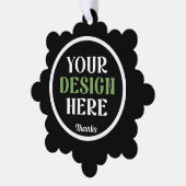 kundenspezifisch, einzigartig, elegant & minimalis ornament karte (Linke Ecke)