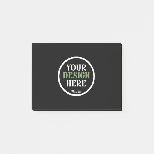 kundenspezifisch, einzigartig, elegant & minimalis post-it klebezettel (Vorderseite)