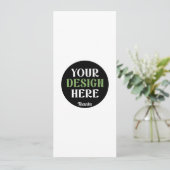 kundenspezifisch, einzigartig, elegant & minimalis save the date (Stehend Vorderseite)