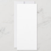 kundenspezifisch, einzigartig, elegant & minimalis save the date (Rückseite)