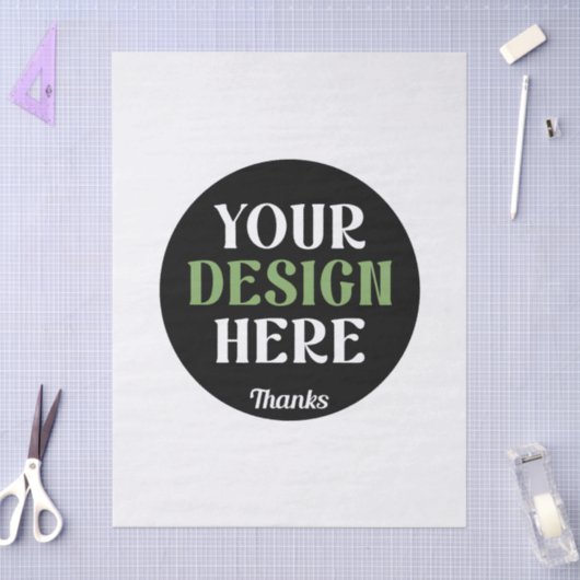 kundenspezifisch, einzigartig, elegant & minimalis seidenpapier (Basteln)