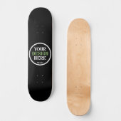 kundenspezifisch, einzigartig, elegant & minimalis skateboard (Vorderseite)