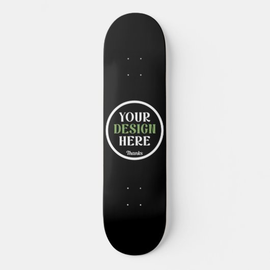 kundenspezifisch, einzigartig, elegant & minimalis skateboard (Vorderseite)