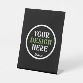 kundenspezifisch, einzigartig, elegant & minimalis sockelschild (Vorderseite)