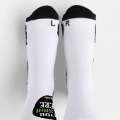 kundenspezifisch, einzigartig, elegant & minimalis socken (Oben)