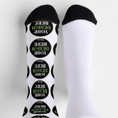 kundenspezifisch, einzigartig, elegant & minimalis socken (Oben)