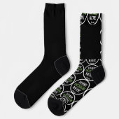 kundenspezifisch, einzigartig, elegant & minimalis socken (Linkes Detail)