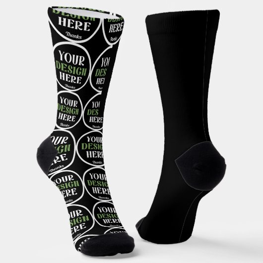 kundenspezifisch, einzigartig, elegant & minimalis socken (Gewinkelt)