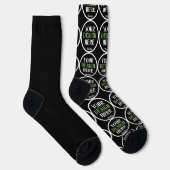 kundenspezifisch, einzigartig, elegant & minimalis socken (Rechts)