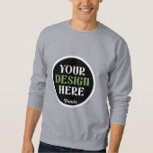 kundenspezifisch, einzigartig, elegant & minimalis sweatshirt (Vorderseite)